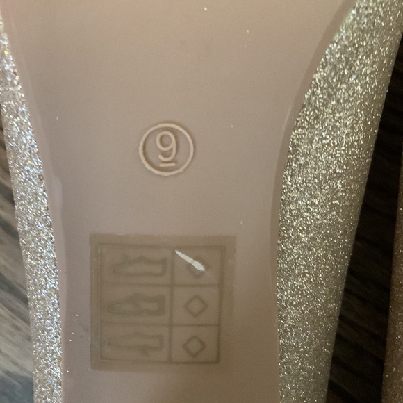 J. Adams Gold Jolie Shimmer Block Heels - Picture 7 of 7